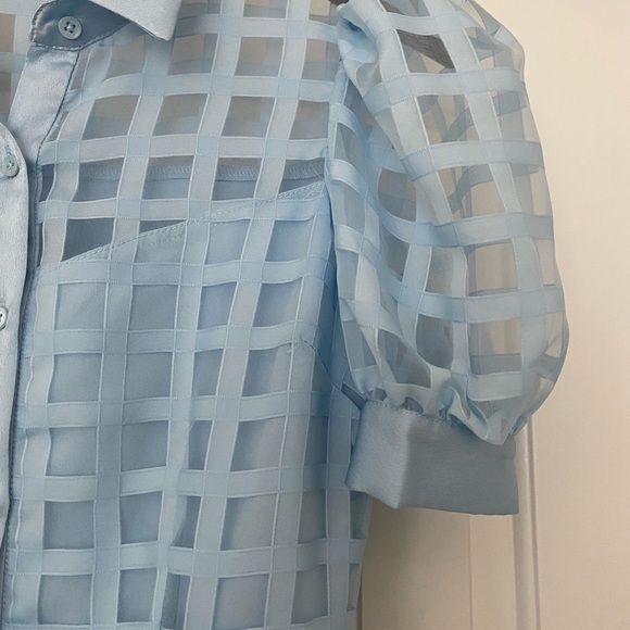 English Factory Gridded Organza Dress - Picture 4 of 7
